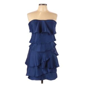 BCBGMAXAZRIA Womens Dress Size 10 Blue Ginger